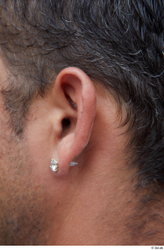 Ear Man White Casual Slim Street photo references